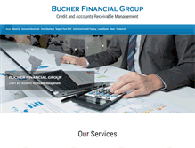 Tablet Screenshot of buchergroup.com